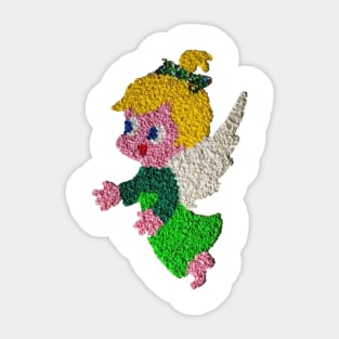 Christmas Popcorn Angel Sticker